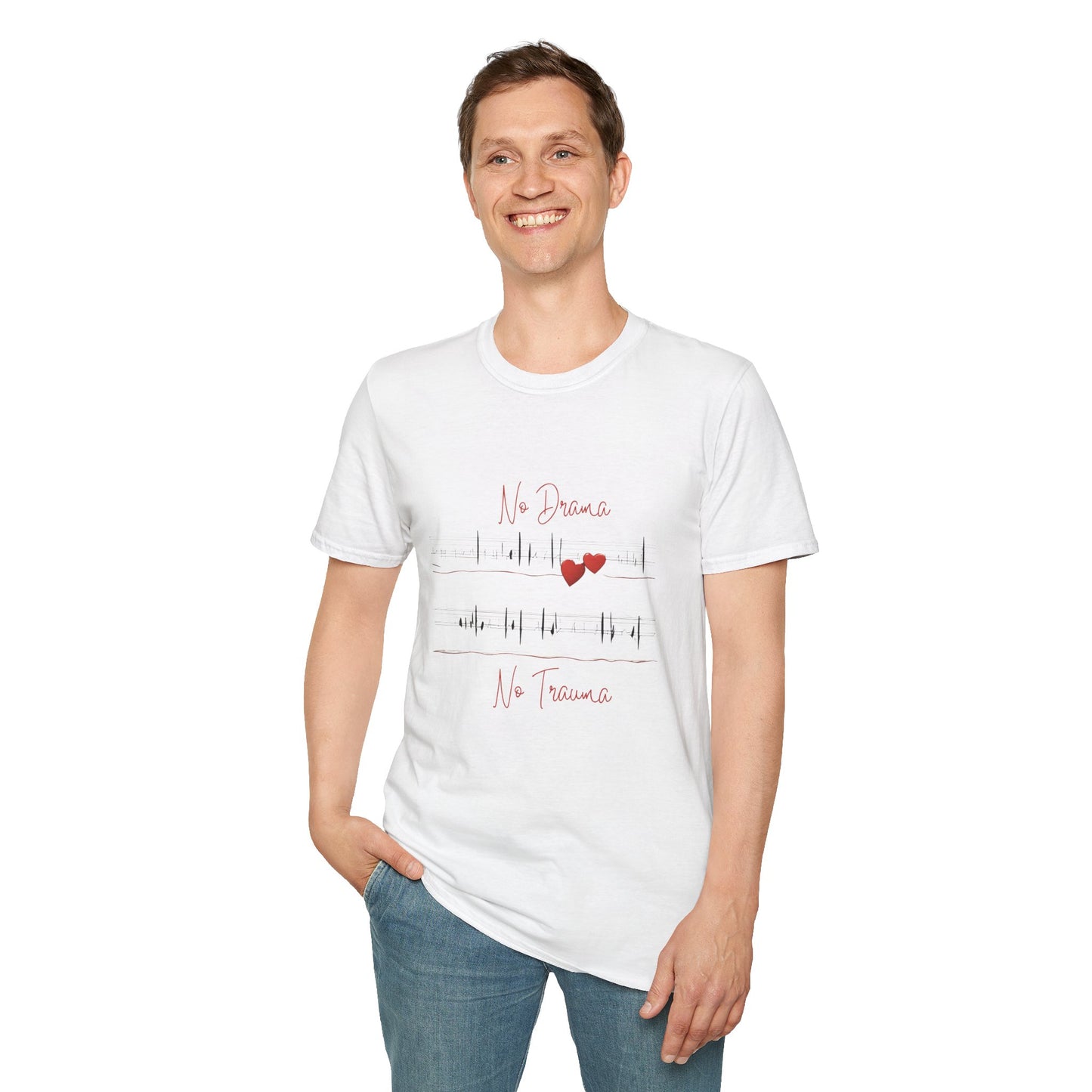 No Drama - No Trauma Unisex Softstyle T-Shirt