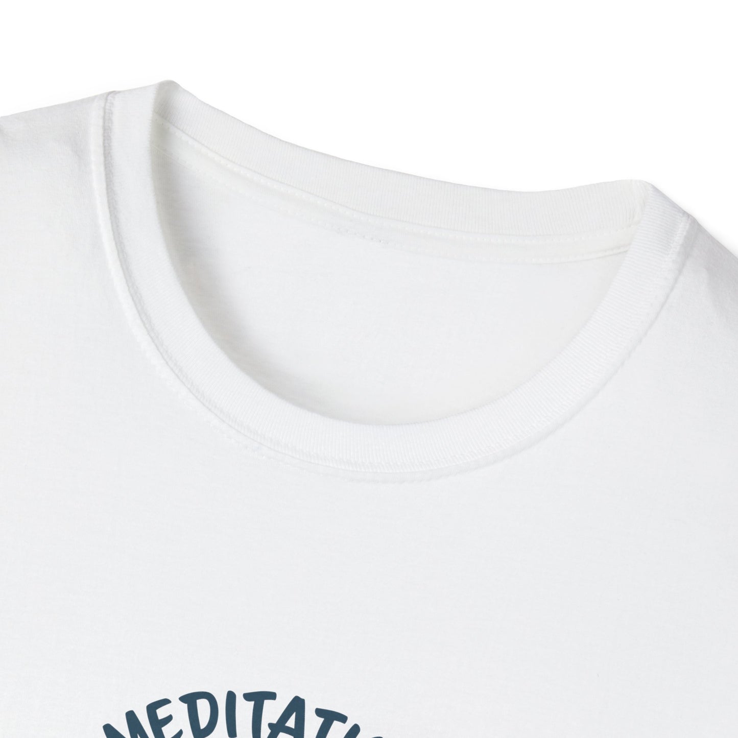 Meditation...Where Uniqueness Meets Bliss Unisex Softstyle T-Shirt