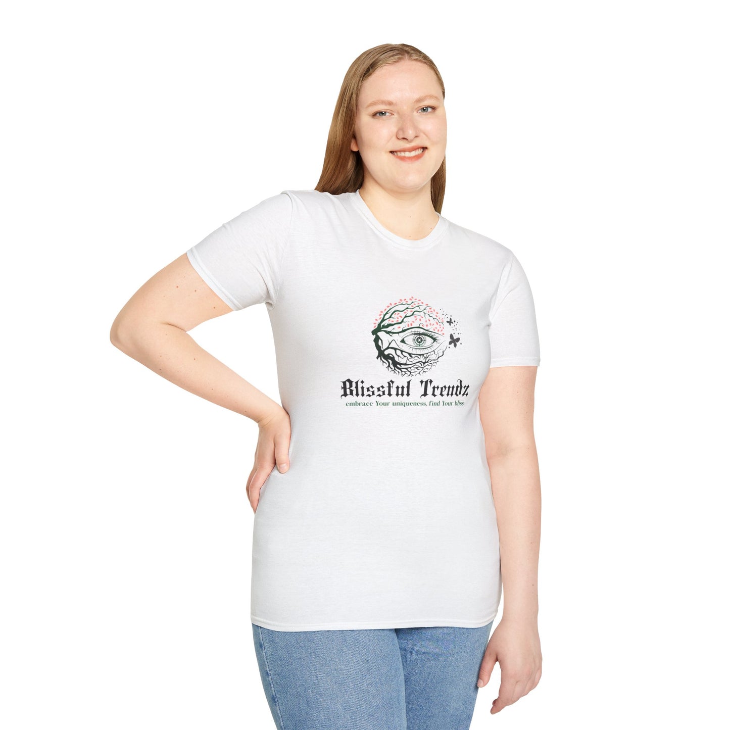 Blissful Trendz - embrace Your uniqueness, find Your bliss Unisex Softstyle T-Shirt