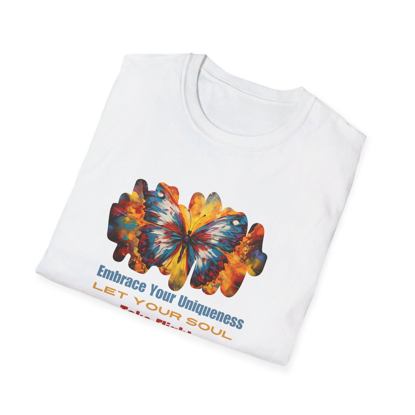 Embrace Your Uniqueness - Let Your Soul Take Flight Unisex Softstyle T-Shirt