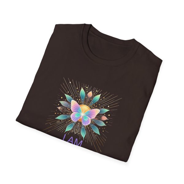 I AM Blissfully Unique - Butterfly - Unisex Softstyle T-Shirt - Image 7