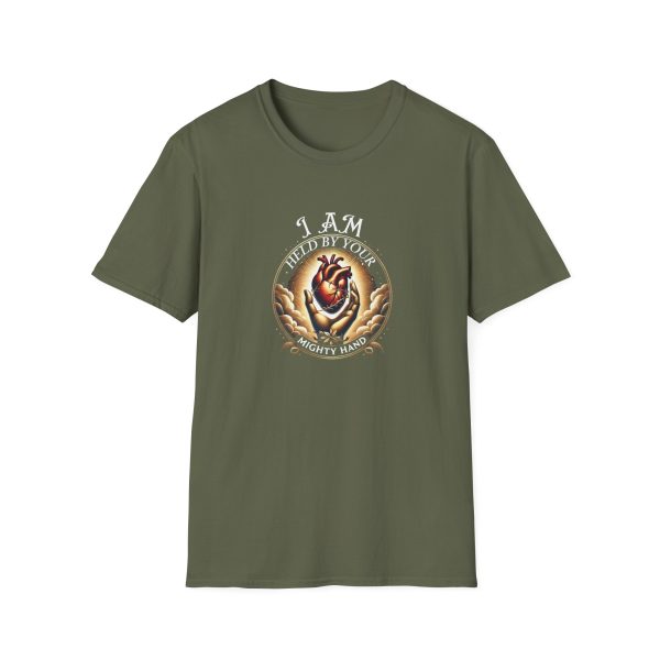 I AM Held By Your Mighty Hand - Unisex Softstyle T-Shirt - Image 9