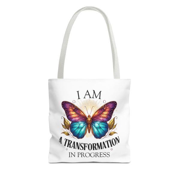 I AM A Transformation In Progress - Butterfly - Tote Bag - WHT (AOP) - Image 7