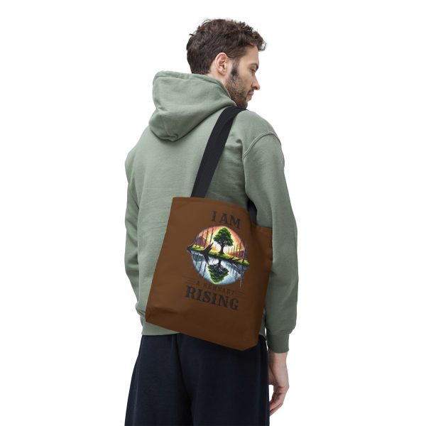 I AM A Remnant Rising - Tree - Tote Bag - BRWN (AOP) - Image 6