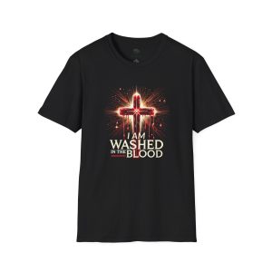 I AM Washed in the Blood - Unisex Softstyle T-Shirt