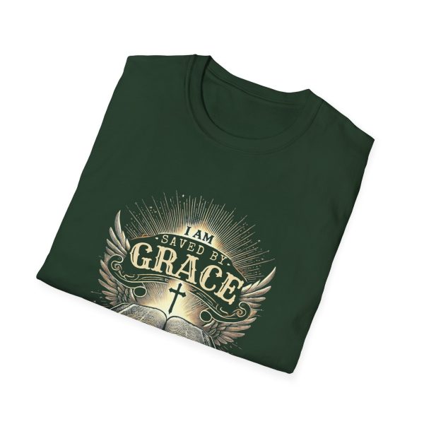 I AM Saved by Grace - Unisex Softstyle T-Shirt - Image 11