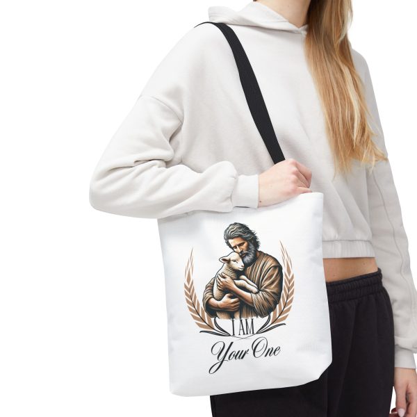 I AM Your One - Lamb - Tote Bag - WHT (AOP) - Image 5
