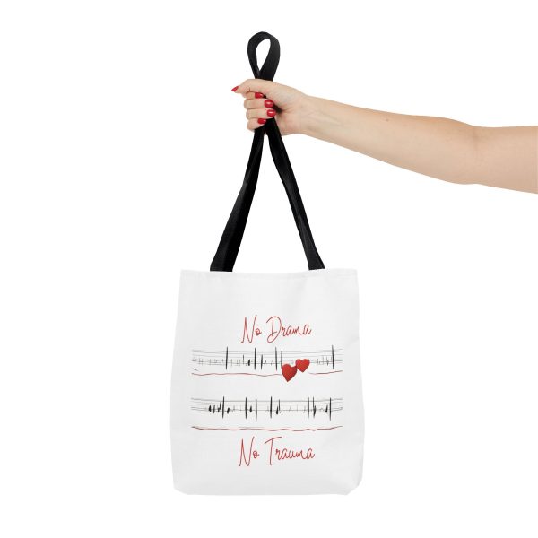 No Drama - No Trauma - Tote Bag (AOP) - Image 3