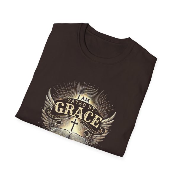 I AM Saved by Grace - Unisex Softstyle T-Shirt - Image 7