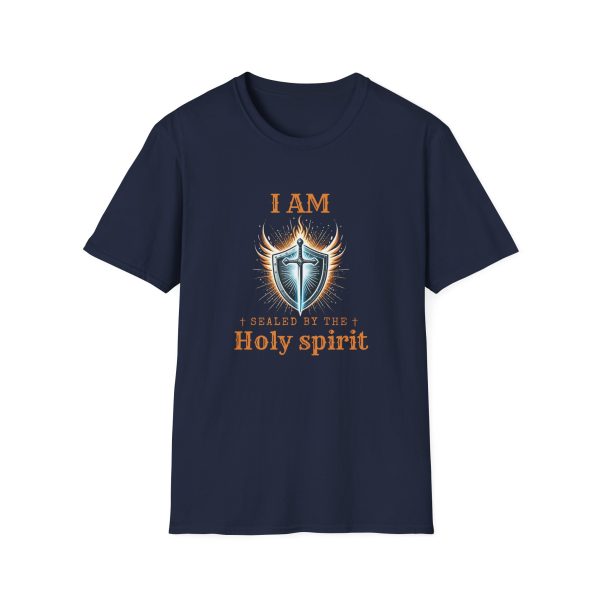 I AM Sealed By The Holy Spirit - Unisex Softstyle T-Shirt - Image 9