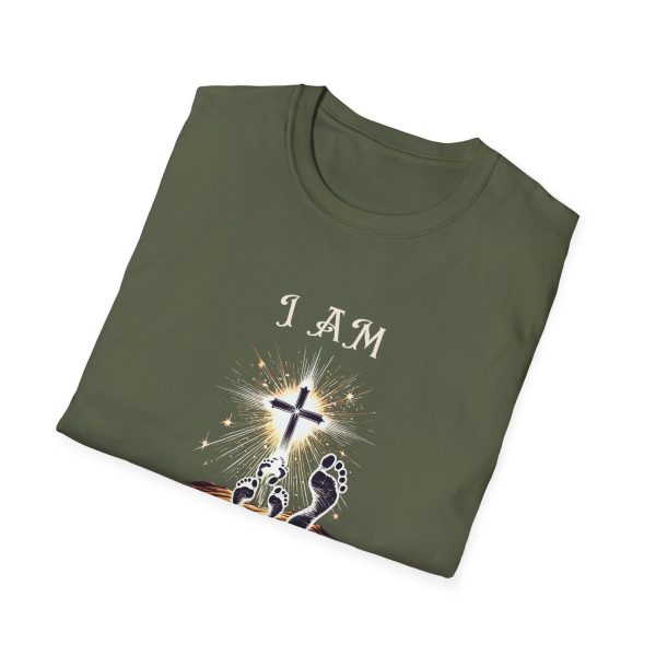 I AM Walking In Resurrection Power - Cross -Unisex Softstyle T-Shirt - Image 11