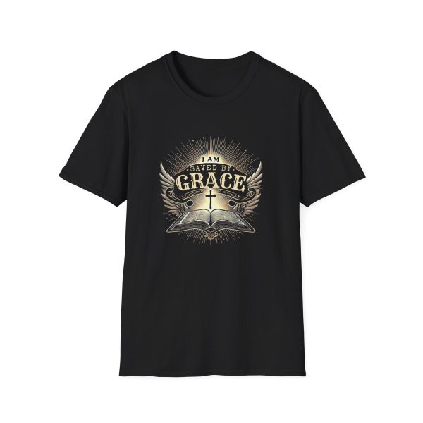 I AM Saved by Grace - Unisex Softstyle T-Shirt