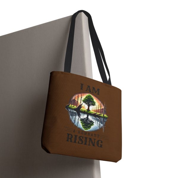 I AM A Remnant Rising - Tree - Tote Bag - BRWN (AOP) - Image 4