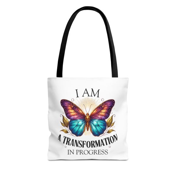 I AM A Transformation In Progress - Butterfly - Tote Bag - WHT (AOP)