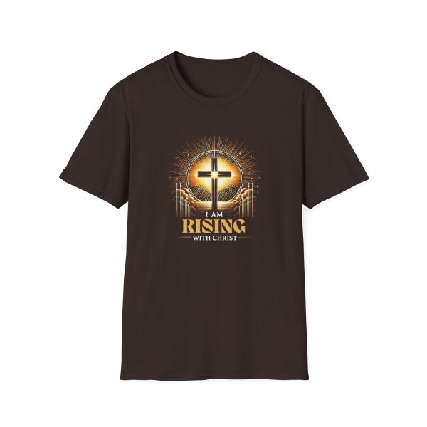 I AM Rising with Christ - Unisex Softstyle T-Shirt - Image 5