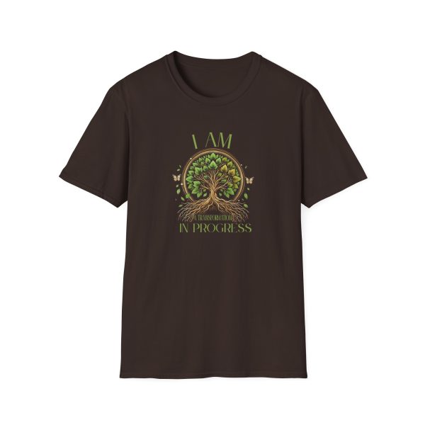 I AM A Transformation In Progress - Tree - Unisex Softstyle T-Shirt - Image 5