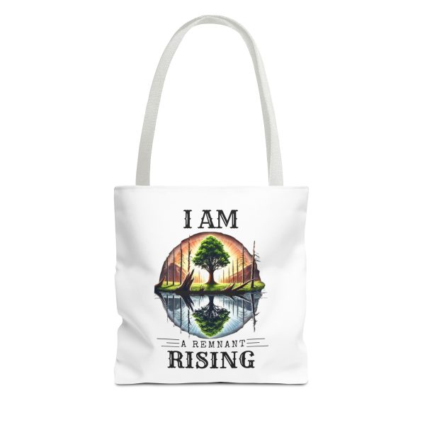 I AM A Remnant Rising - Tree - Tote Bag - WHT (AOP) - Image 7