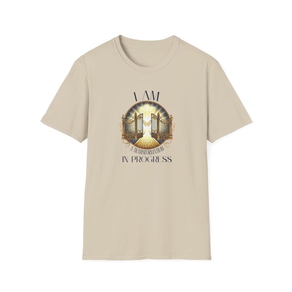 I AM A Transformation In Progress - Butterfly - Gate - Unisex Softstyle T-Shirt - Image 5