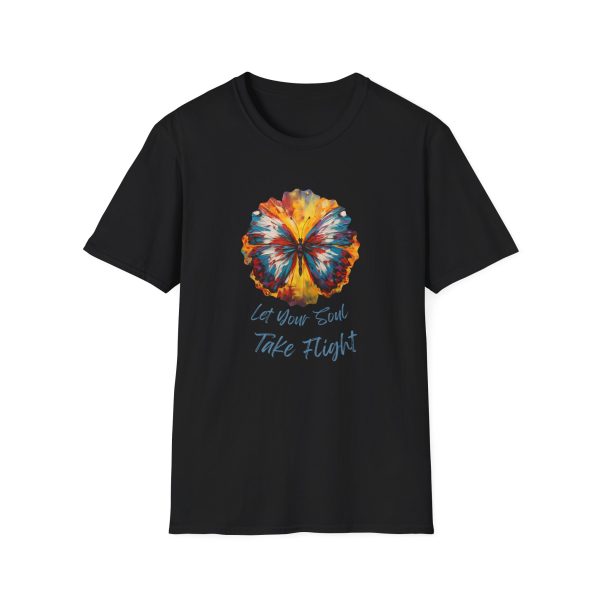 Let Your Soul Take Flight Unisex Softstyle T-Shirt - Image 5