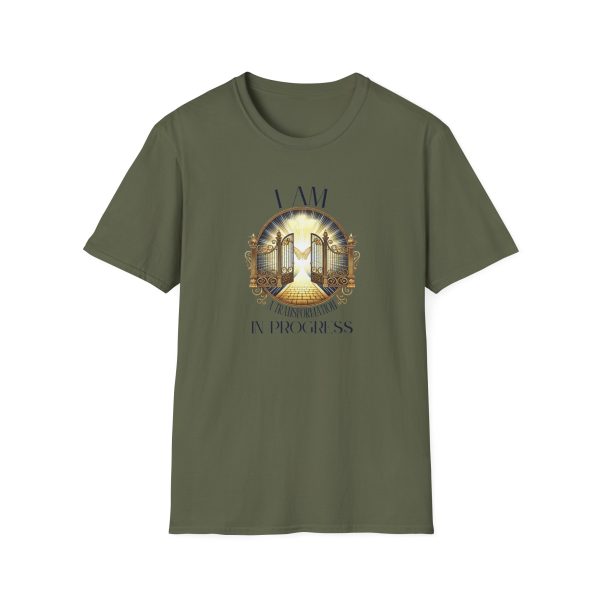 I AM A Transformation In Progress - Butterfly - Gate - Unisex Softstyle T-Shirt - Image 9