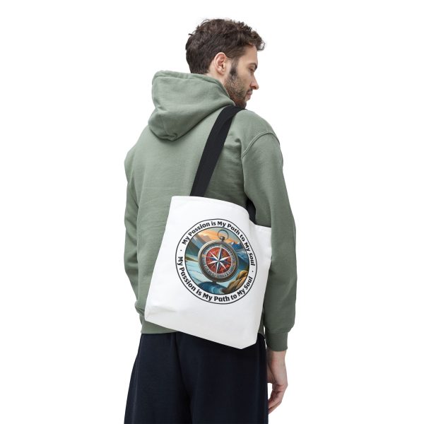My Passion is My Path to My Soul - Compass - Tote Bag (AOP) - Image 6