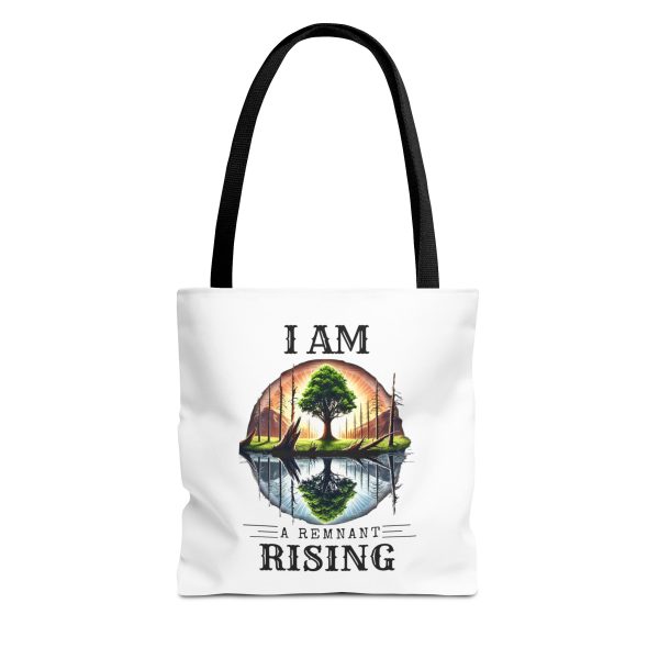 I AM A Remnant Rising - Tree - Tote Bag - WHT (AOP)