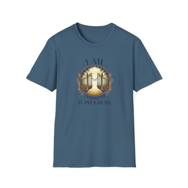 I AM A Transformation In Progress - Butterfly - Gate - Unisex Softstyle T-Shirt - Image 13