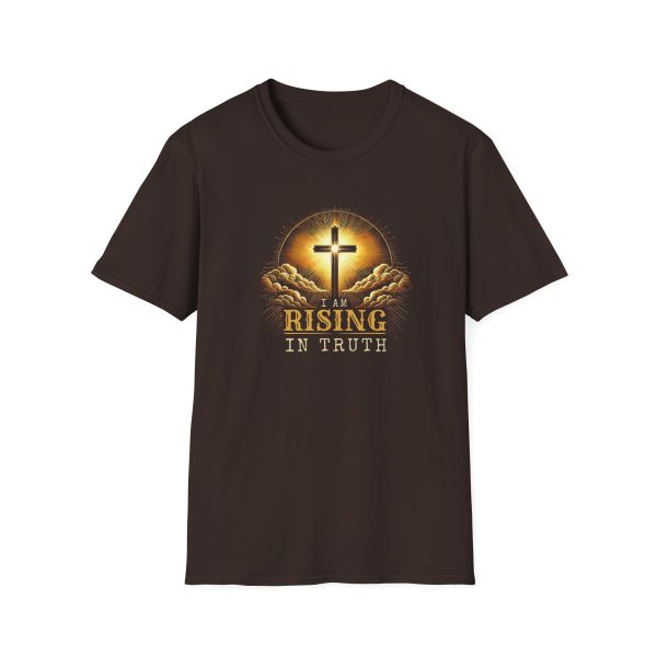 I AM Rising In Truth - Cross - Unisex Softstyle T-Shirt - Image 5