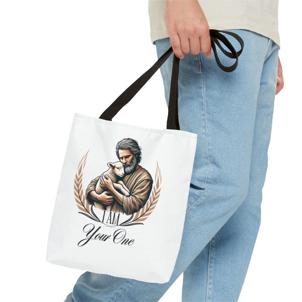 I AM Your One - Lamb - Tote Bag - WHT (AOP) - Image 2