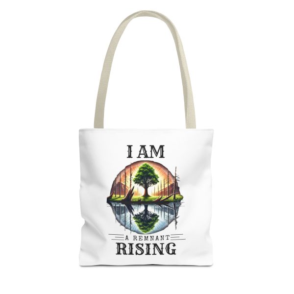 I AM A Remnant Rising - Tree - Tote Bag - WHT (AOP) - Image 8
