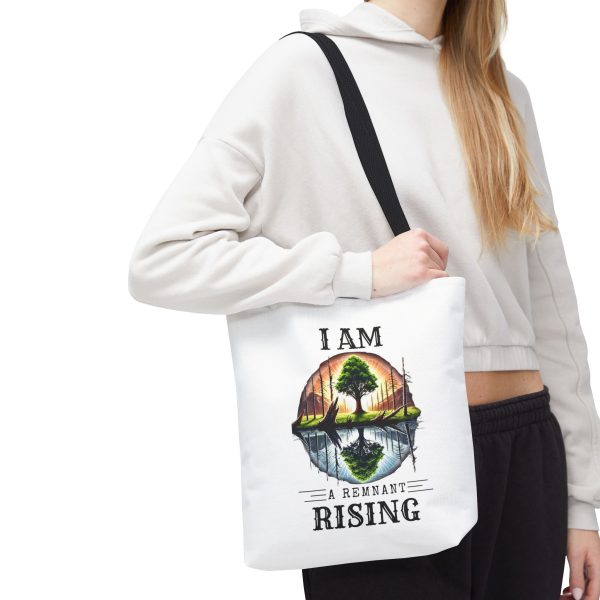 I AM A Remnant Rising - Tree - Tote Bag - WHT (AOP) - Image 5
