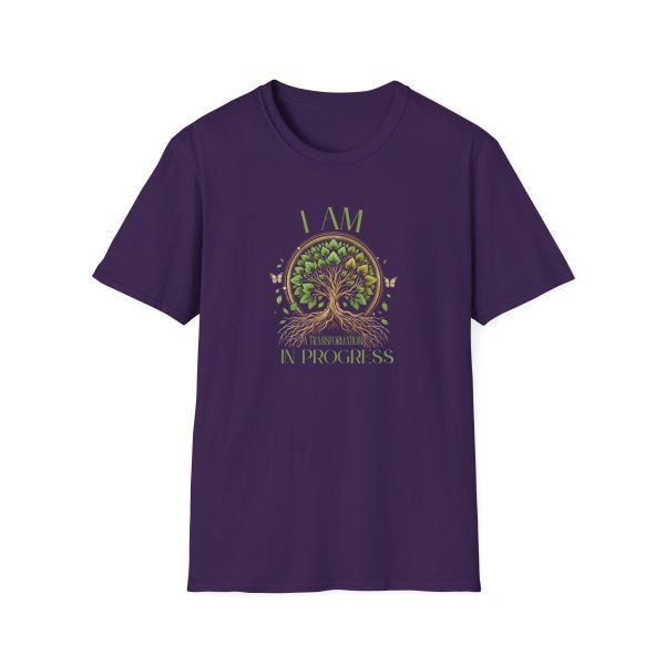 I AM A Transformation In Progress - Tree - Unisex Softstyle T-Shirt - Image 17