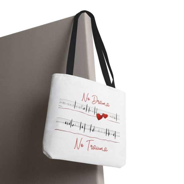 No Drama - No Trauma - Tote Bag (AOP) - Image 4