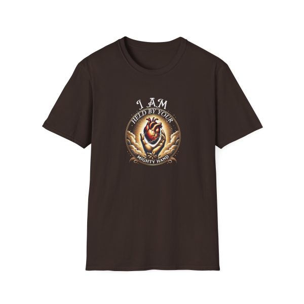 I AM Held By Your Mighty Hand - Unisex Softstyle T-Shirt - Image 5