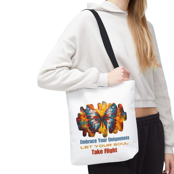 Embrace Your Uniqueness Let Your Soul Take Flight - Tote Bag (AOP) - Image 5
