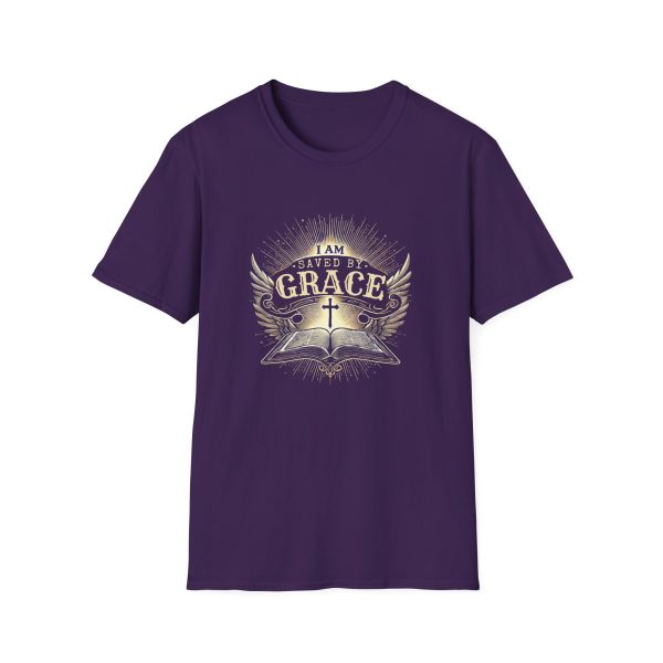 I AM Saved by Grace - Unisex Softstyle T-Shirt - Image 17