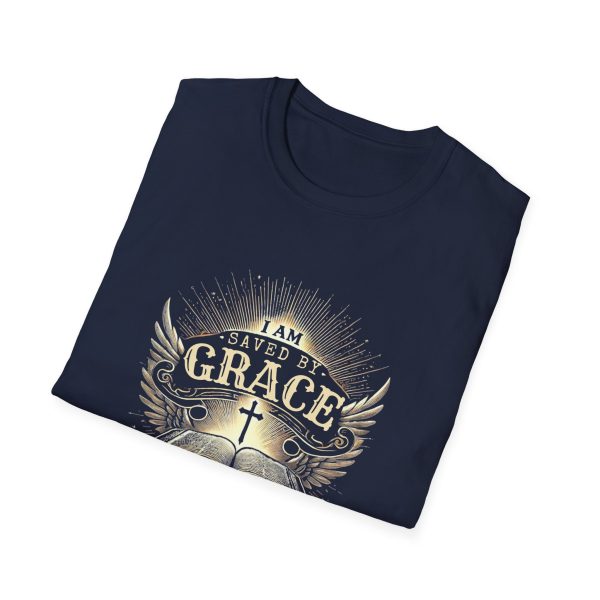 I AM Saved by Grace - Unisex Softstyle T-Shirt - Image 15