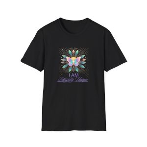 I AM Blissfully Unique - Butterfly - Unisex Softstyle T-Shirt