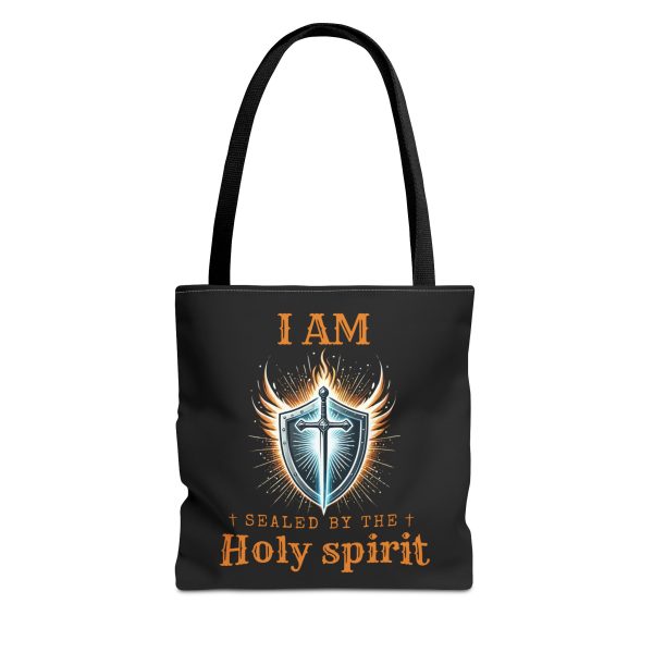 I AM Sealed By The Holy Spirit - Tote Bag - BLK (AOP)