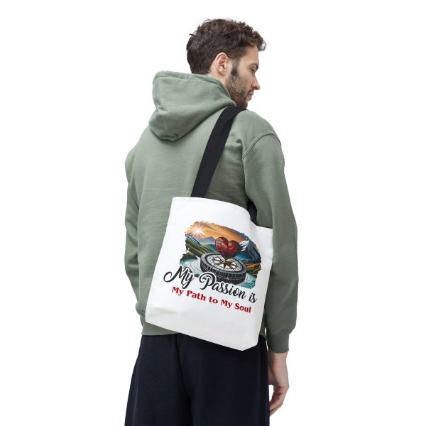 My Passion is MY Path to My Soul - Heart - Tote Bag (AOP) - Image 6