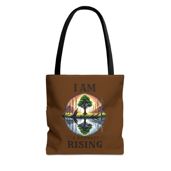 I AM A Remnant Rising - Tree - Tote Bag - BRWN (AOP)