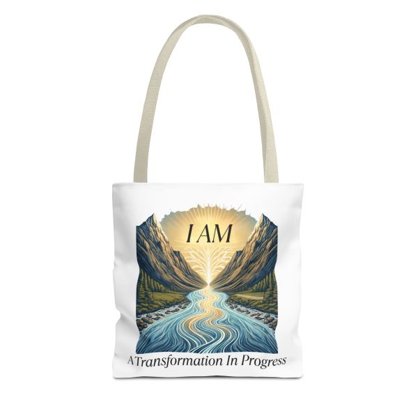 I AM A Transformation In Progress - River - Tote Bag - WHT (AOP) - Image 8