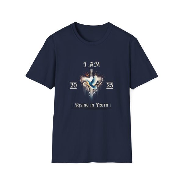 I AM Rising in Truth - Dove - 2025 - Unisex Softstyle T-Shirt - Image 13