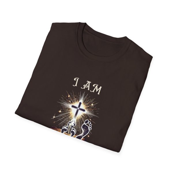 I AM Walking In Resurrection Power - Cross -Unisex Softstyle T-Shirt - Image 7