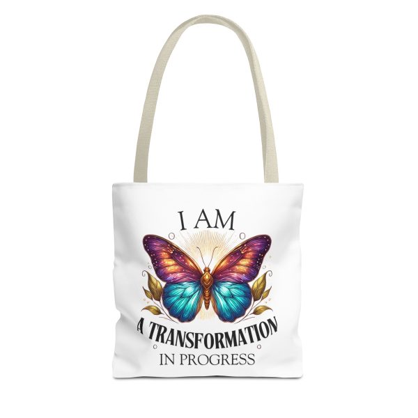 I AM A Transformation In Progress - Butterfly - Tote Bag - WHT (AOP) - Image 8