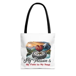 My Passion is MY Path to My Soul - Heart - Tote Bag (AOP)