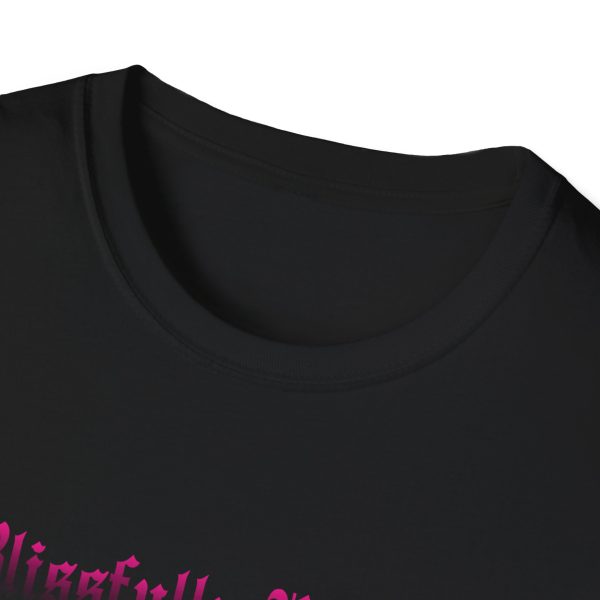 Blissfully Unique - I AM 100% by Design Unisex Softstyle T-Shirt DRK PNK - Image 7