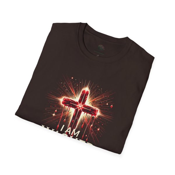 I AM Washed in the Blood - Unisex Softstyle T-Shirt - Image 7