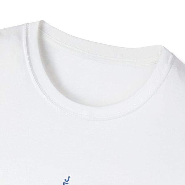 Jesus Saves Souls - No Strife In Life Unisex Softstyle T-Shirt Blue - Image 4