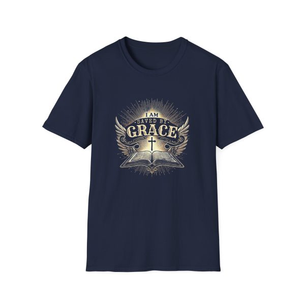 I AM Saved by Grace - Unisex Softstyle T-Shirt - Image 13